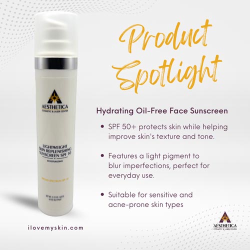 AES Feature Products - LWSkinReplenishSuncreenSPF50